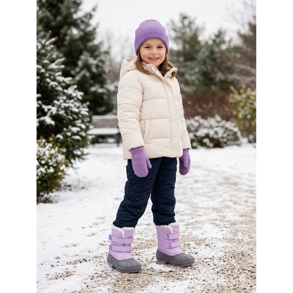 Toddler Denver Winter Boots - Cat & Jack Purple Snow Boot size 10 Toddler